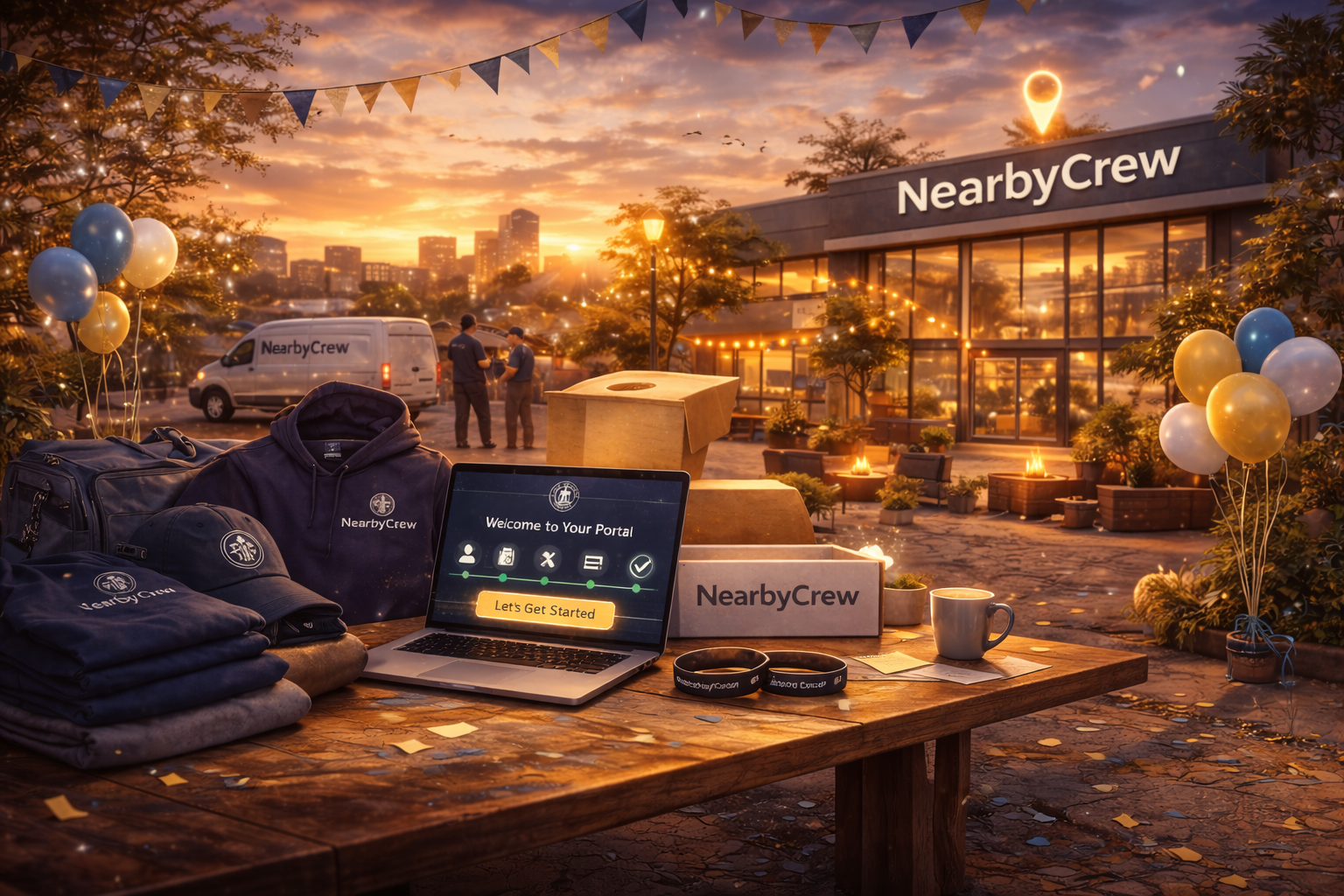 People helping community